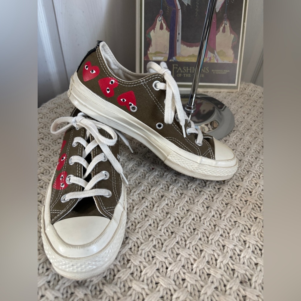 Comme des Garçons Play x Converse Chuck 70 Low “Multi Heart” Sneakers
